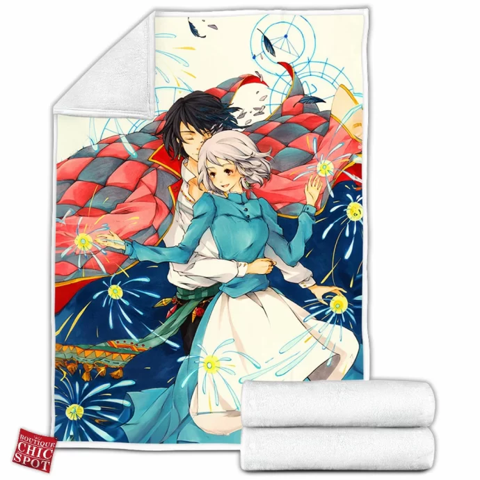 Howl's Moving Castle Fleece Blanket