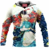Anime Fleece-Hoodie, Howls Moving Castle Fleece-Hoodie, Ghibli Fleece-Hoodie