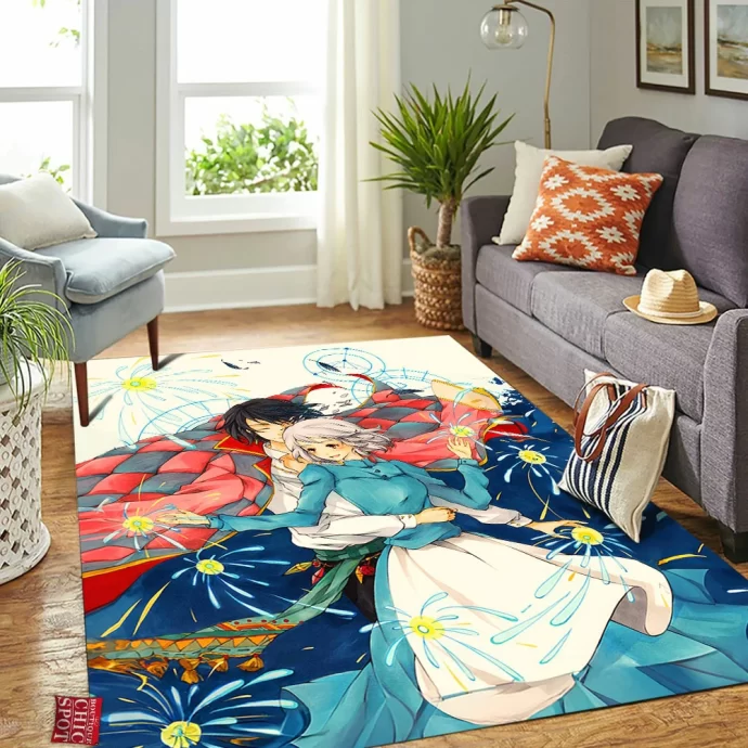 Howl's Moving Castle Rectangle Rug