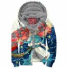 Anime Zip-Fleece-Hoodie, Howls Moving Castle Zip-Fleece-Hoodie, Ghibli Zip-Fleece-Hoodie