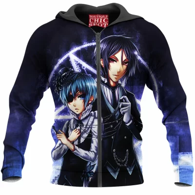 Anime Zip-Hoodie, Black Butler Zip-Hoodie
