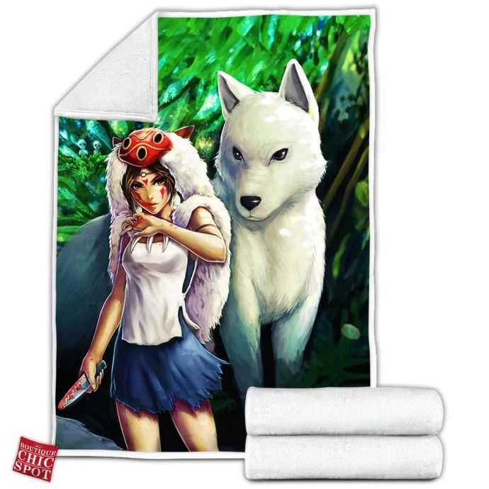 Princess Mononoke Fleece Blanket