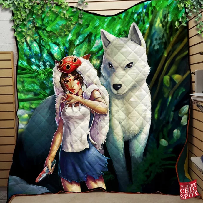 Princess Mononoke Quilt Blanket