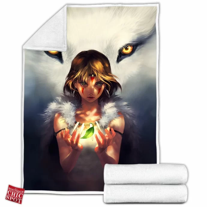 Princess Mononoke Fleece Blanket