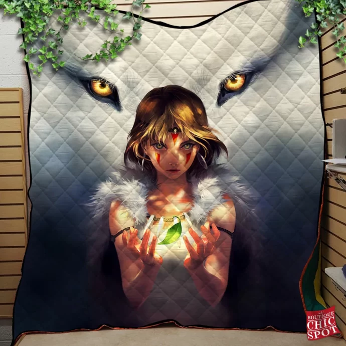 Princess Mononoke Quilt Blanket