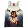 Anime Tank-Top, Mononoke Hime Tank-Top, Princess Mononoke Tank-Top, Ghibli Tank-Top
