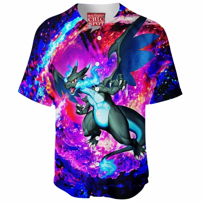 Mega Charizard X Baseball Jersey