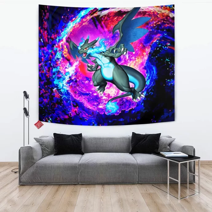 Mega Charizard X Tapestry