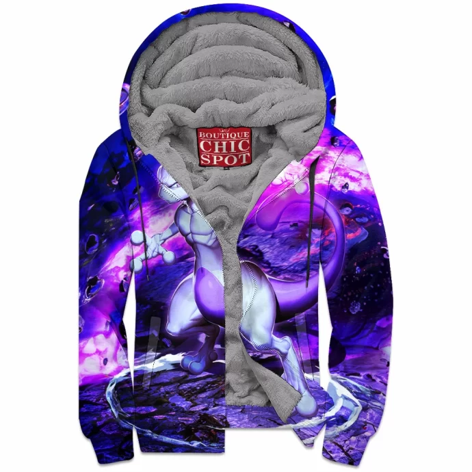 Mewtwo Zip Fleece Hoodie