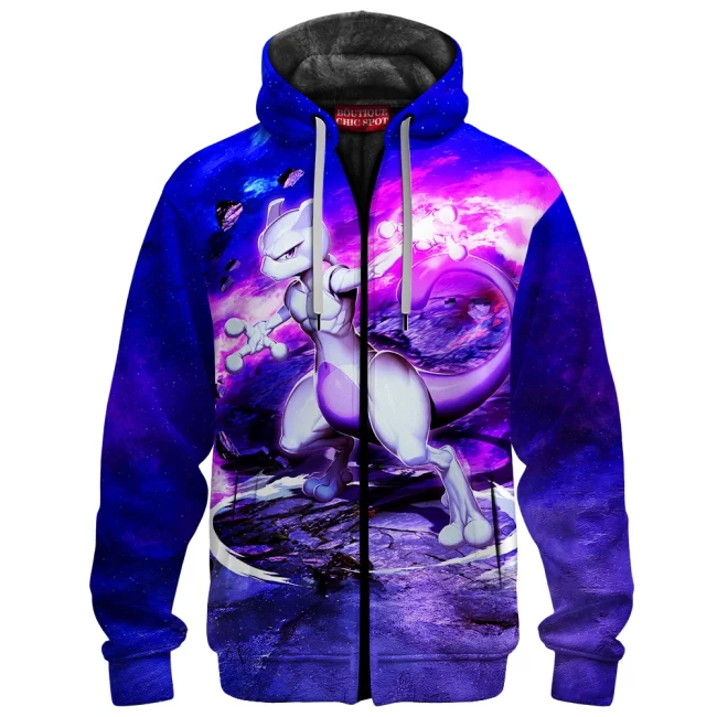 N THAO Boutique 0178 Zip Fleece Hoodie MOCKUP FRONT
