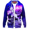 Anime Zip-Hoodie, Mewtwo Zip-Hoodie, Pokemon Zip-Hoodie