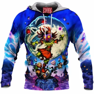 Game Fleece-Hoodie, The Legend of Zelda Fleece-Hoodie, Majoras Mask Fleece-Hoodie
