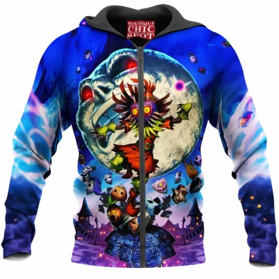 Game Zip-Hoodie, The Legend of Zelda Zip-Hoodie, Majoras Mask Zip-Hoodie
