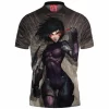 Alita Battle Angel Polo Shirt, Sci-Fi Polo Shirt