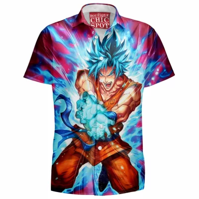 Anime Hawaiian-Shirt, Dragon Ball Hawaiian-Shirt, Goku Hawaiian-Shirt