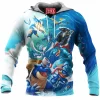 Anime Fleece-Hoodie, Water Pokemon Fleece-Hoodie