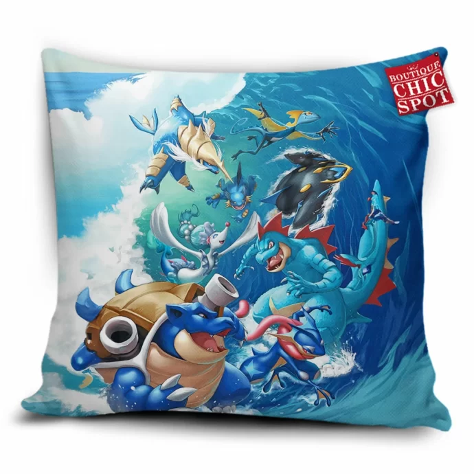 Water Starters Pillow Cover