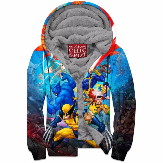 X-men Zip Fleece Hoodie