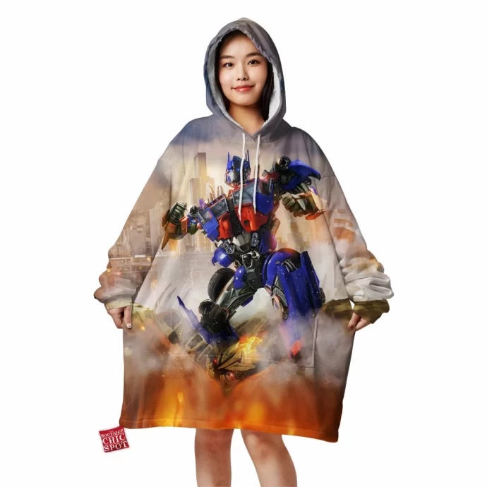 Optimus Prime Blanket Hoodie