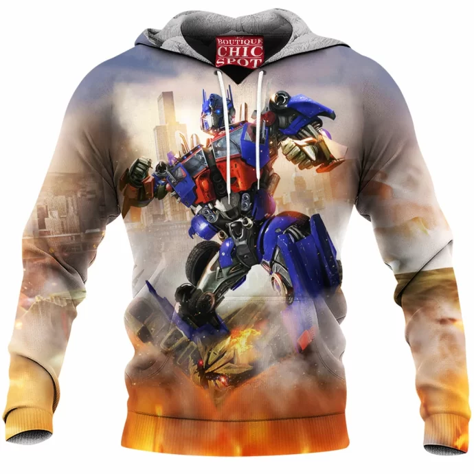 Optimus Prime Fleece Hoodie