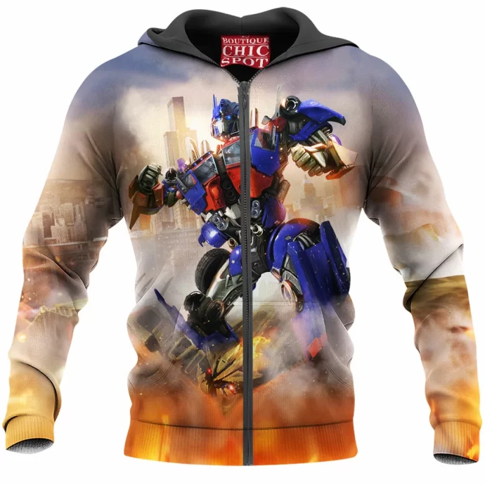 Optimus Prime Zip Hoodie