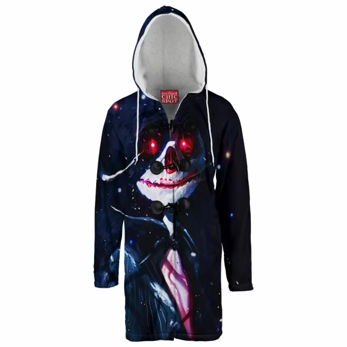 Jack Skellington Hooded Cloak Coat