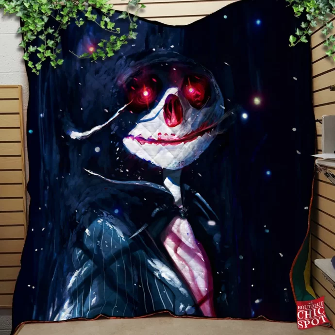 Jack Skellington Quilt Blanket