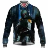 Boba Fett Baseball-Jacket, Sci-Fi Baseball-Jacket, Star Wars Baseball-Jacket