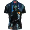 Boba Fett Polo Shirt, Sci-Fi Polo Shirt, Star Wars Polo Shirt