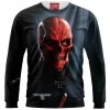 Comic Sweatshirt, Skull Sweatshirt, Superhero Sweatshirt