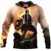 Captain America Hoodie, Comic Hoodie
