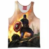 Captain America Tank-Top, Comic Tank-Top