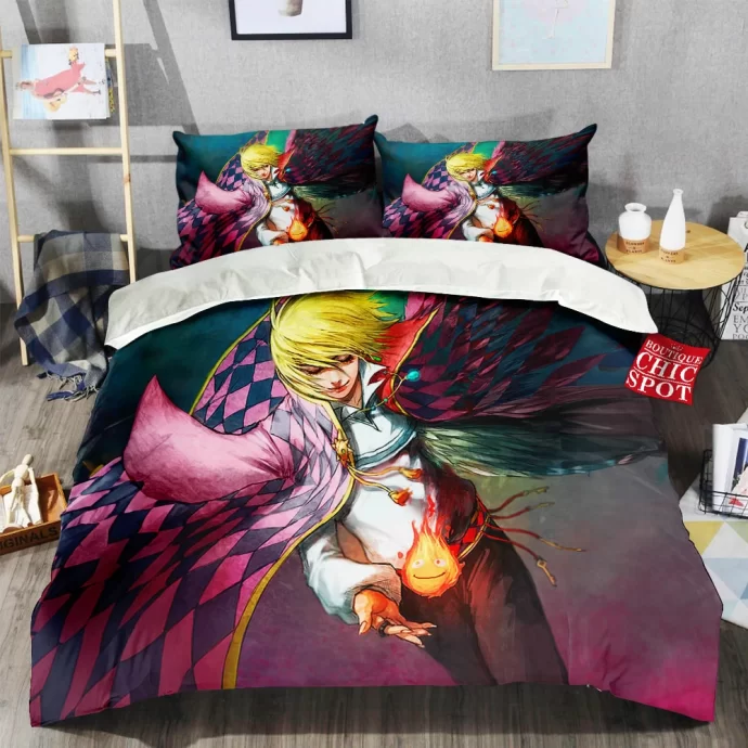 Howl And Calcifer Bedding Set