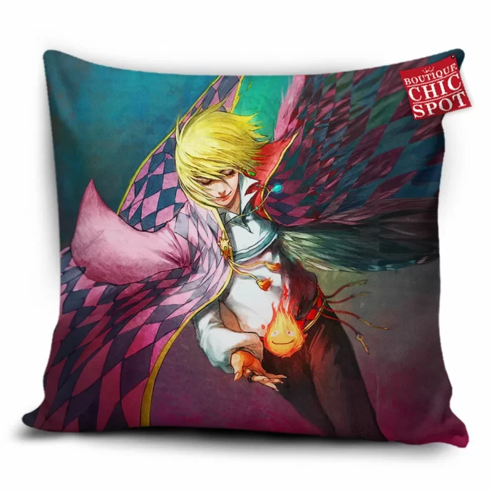 Howl And Calcifer Pillow Cover