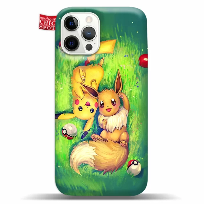 Eevee And Pikachu Phone Case Iphone