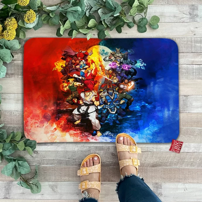 Street Fighter Vs Mortal Kombat Doormat