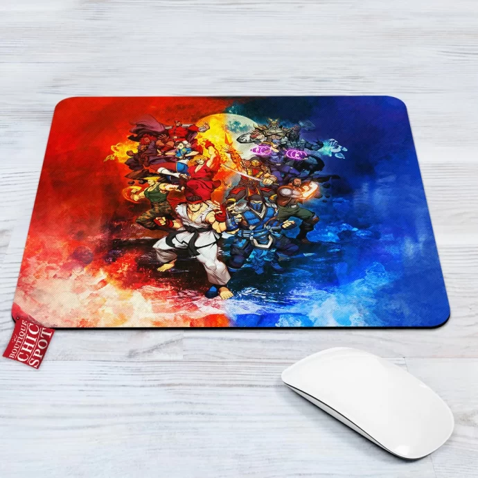 Street Fighter Vs Mortal Kombat Mouse Pad