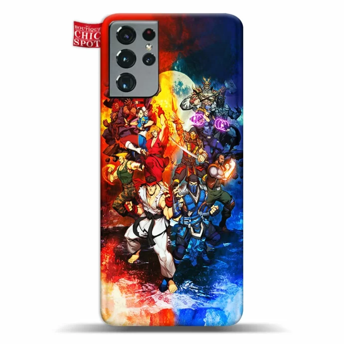 Street Fighter Vs Mortal Kombat Phone Case Samsung