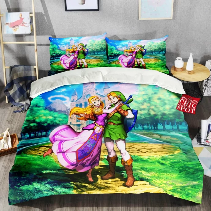 Zelda Ocarina Of Time Bedding Set