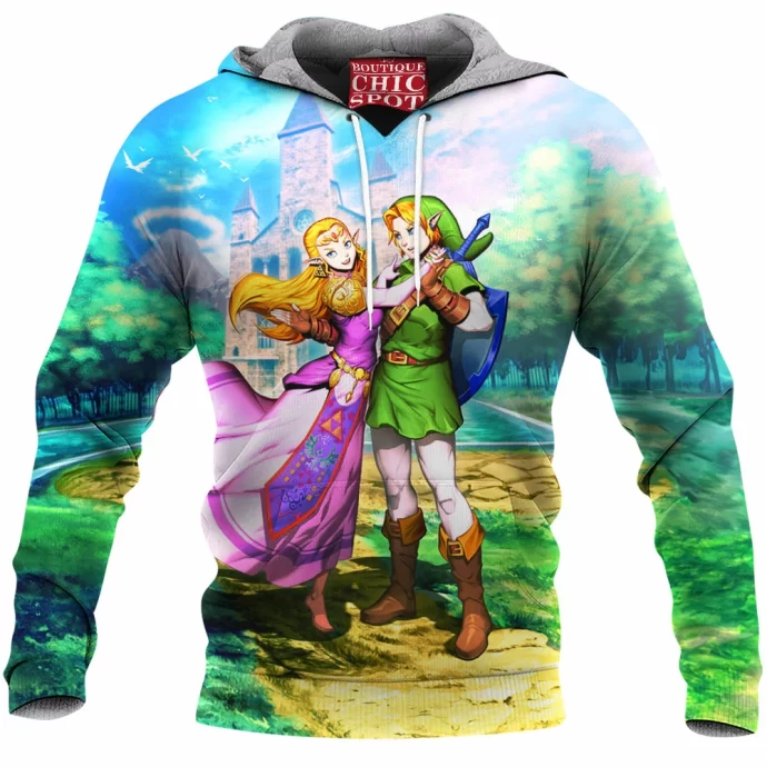 Zelda Ocarina Of Time Fleece Hoodie