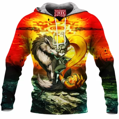 Game Fleece-Hoodie, The Legend of Zelda Fleece-Hoodie, Twilight Princess Fleece-Hoodie
