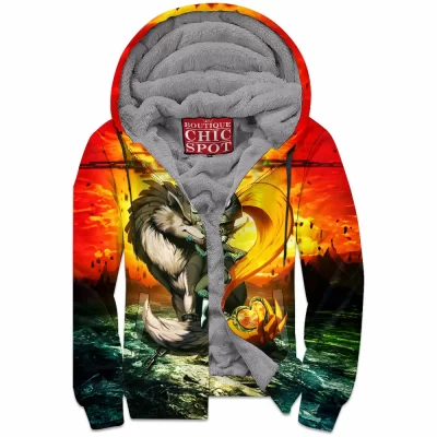 Game Zip-Fleece-Hoodie, The Legend of Zelda Zip-Fleece-Hoodie, Twilight Princess Zip-Fleece-Hoodie