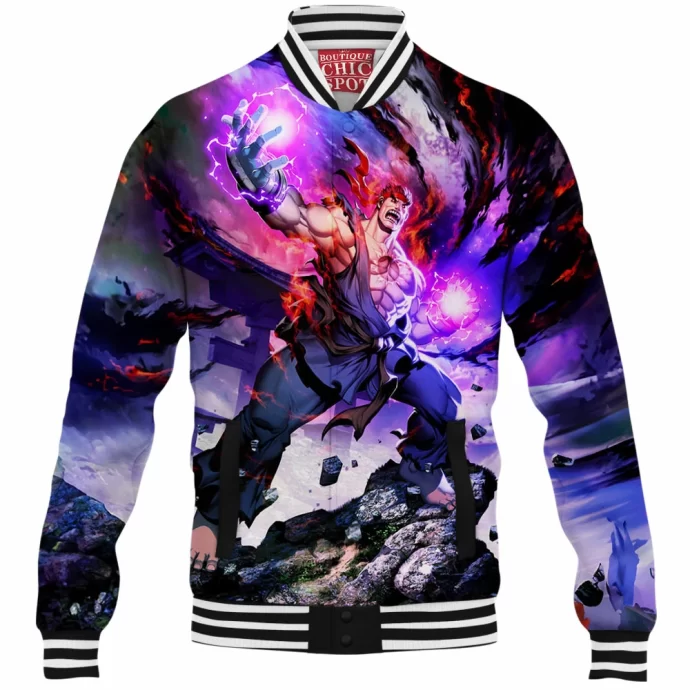 Evil Ryu Baseball Jacket