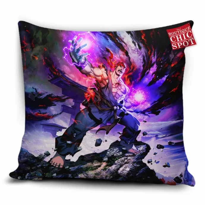 Evil Ryu Pillow Cover