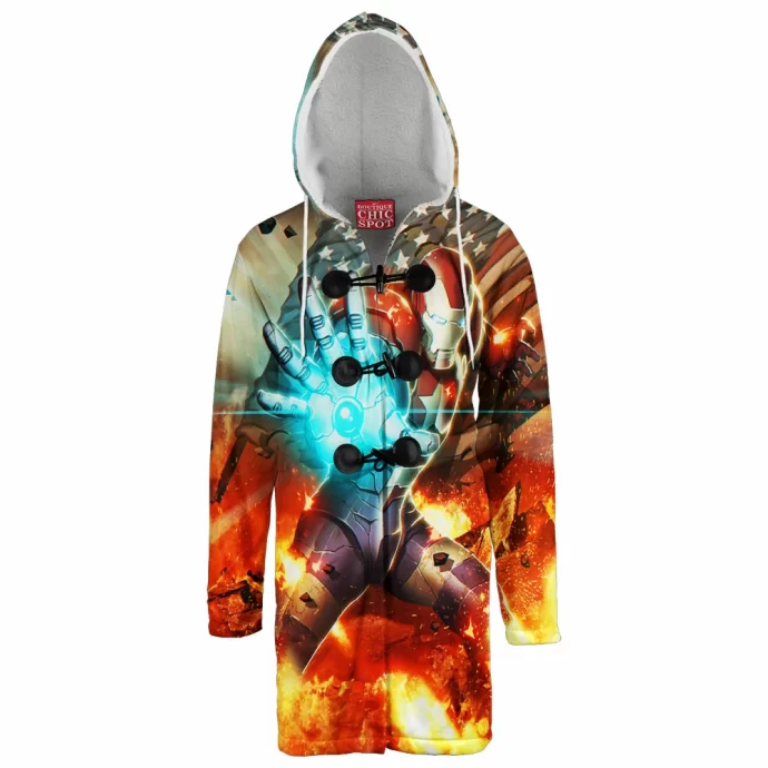 Iron Man Hooded Cloak Coat