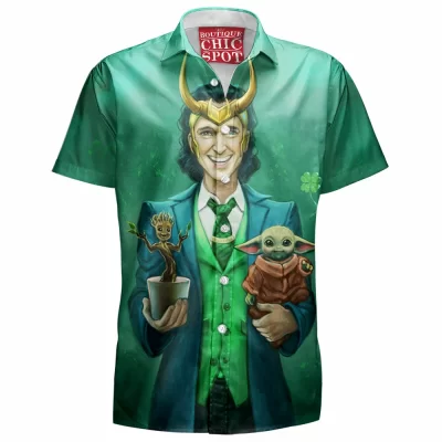 Comic Hawaiian-Shirt, Loki Hawaiian-Shirt