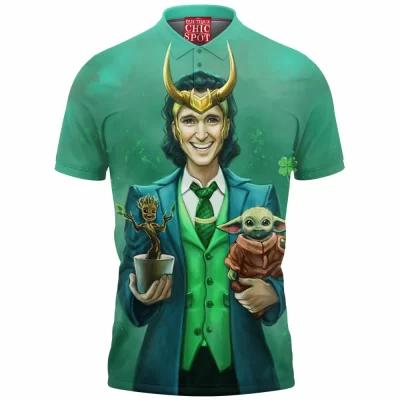 Comic Polo Shirt, Loki Polo Shirt