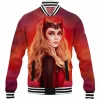 Comic Baseball-Jacket, The Scarlet Witch Baseball-Jacket