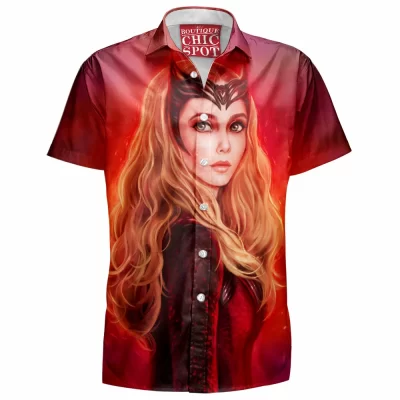 Comic Hawaiian-Shirt, The Scarlet Witch Hawaiian-Shirt