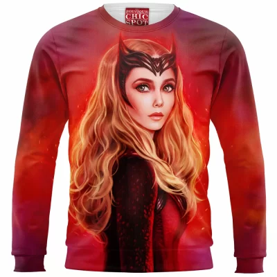 Comic Zip Sweatshirt, The Scarlet Witch Zip Sweatshirt